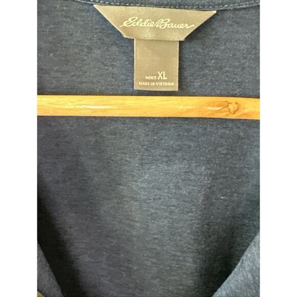 Eddie Bauer Blue Men's Reso Tech Full-Zip Mock Neck Jacket Moisture Wicking NEW - Picture 4 of 9